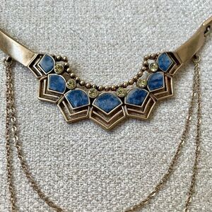 Chloe + Isabel Golden Lotus Collar Necklace